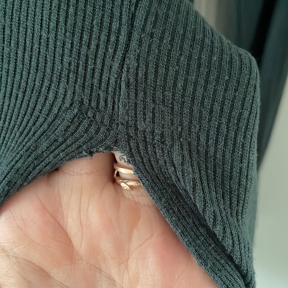 *CLOSET CLOSING* Anthropologie Bordeaux Hunter Green maxi dress - Picture 3 of 5